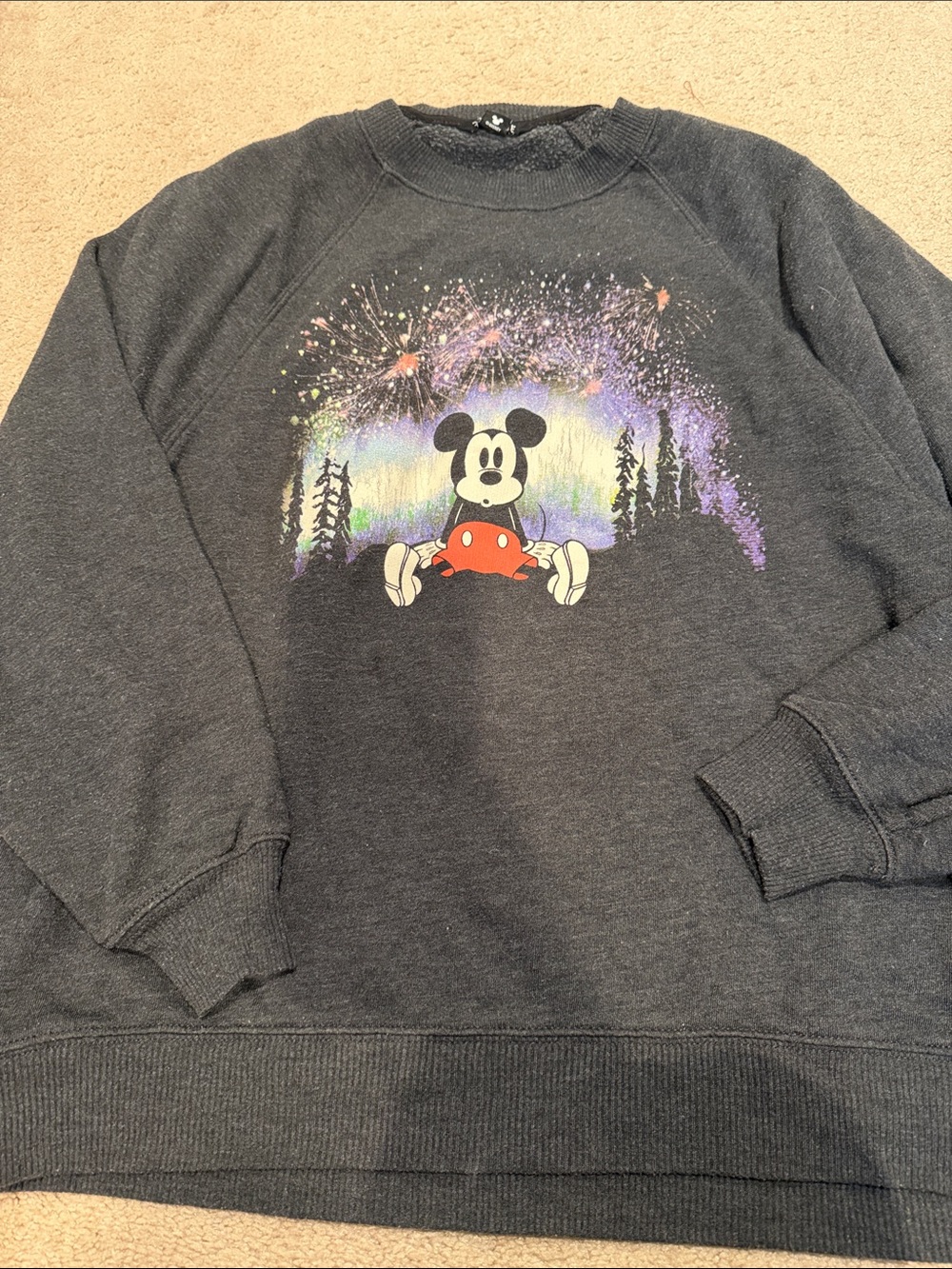 Disney American eagle collab Mickey Mouse Graphic Crewneck sweatshirt sz small